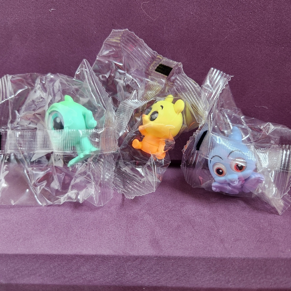 NIB Disney Doorables Spring Easter Pastel Mike Wazowski, Pooh & Thumper